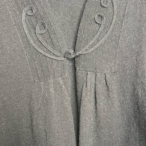 Soft Surroundings Elegant Black Cardigan - Picture 3 of 8